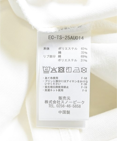 snow peak（スノーピーク）Tシャツ・カットソー 白 サイズ:L メンズ/2200692091067