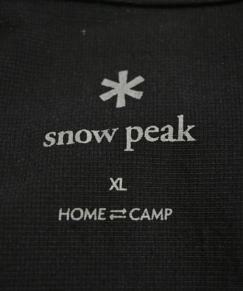 snow peak（スノーピーク）Tシャツ・カットソー 黒 サイズ:XL メンズ/2200701288037