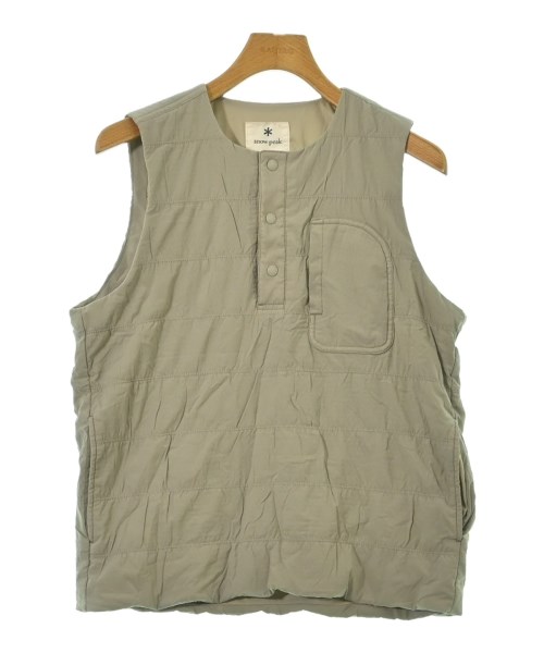 snow peak(スノーピーク)ベスト ベージュ サイズ:S/2200645109016