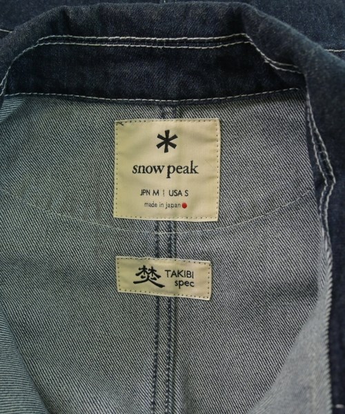 snow peak（スノーピーク）カバーオール 紺 サイズ:M メンズ/2200660267210