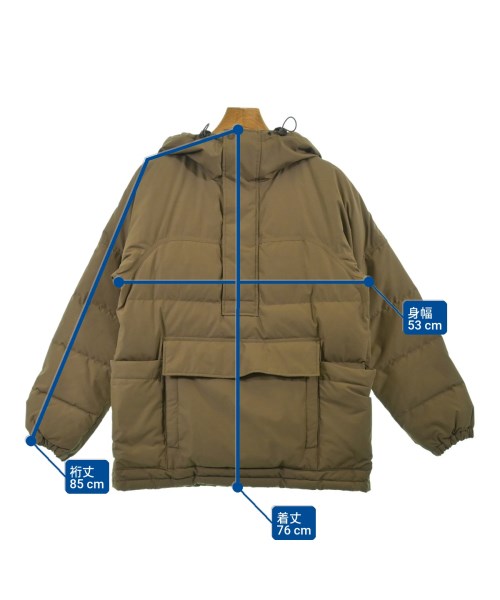 snow peak（スノーピーク）ダウンジャケット/ダウンベスト 茶 サイズ:S メンズ/2200638703016