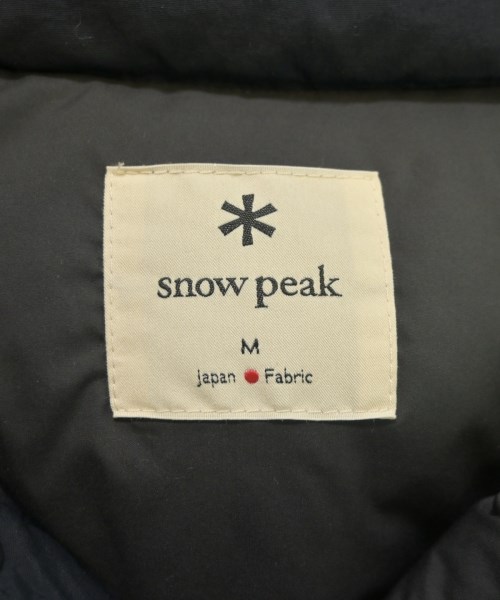 snow peak（スノーピーク）ダウンジャケット/ダウンベスト 黒 サイズ:M メンズ/2200638122015