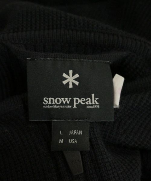 snow peak（スノーピーク）カーディガン 黒 サイズ:L メンズ/2200630508145