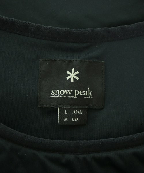 snow peak（スノーピーク）Tシャツ・カットソー 黒 サイズ:L メンズ/2200650231030