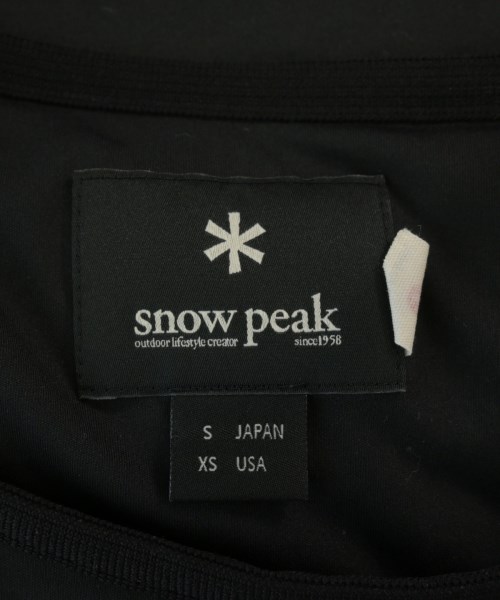 snow peak（スノーピーク）Tシャツ・カットソー 黒 サイズ:S レディース/2200704625198