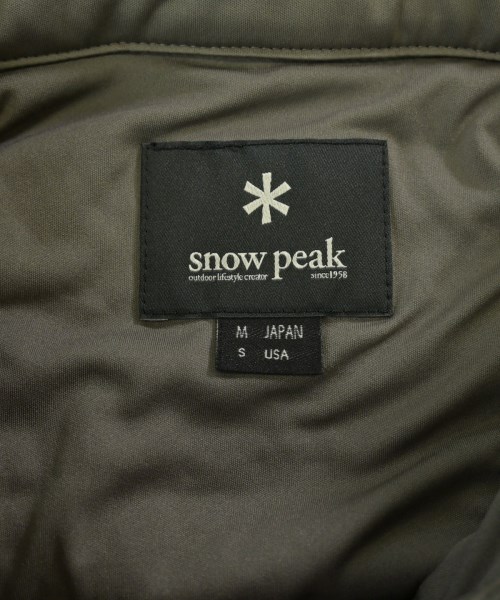 snow peak（スノーピーク）カジュアルシャツ カーキ サイズ:M メンズ/2200699474412
