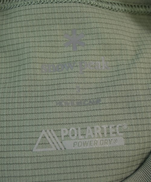 snow peak（スノーピーク）Tシャツ・カットソー カーキ サイズ:S メンズ/2200708957011