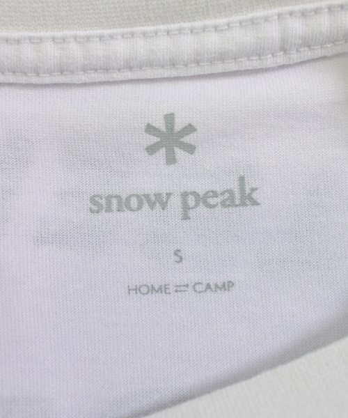 snow peak（スノーピーク）Tシャツ・カットソー 白 サイズ:S メンズ/2200710267030