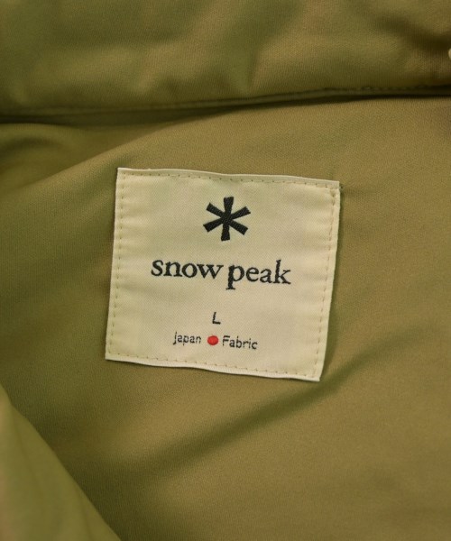 snow peak（スノーピーク）ダウンジャケット/ダウンベスト カーキ サイズ:L メンズ/2200663015061