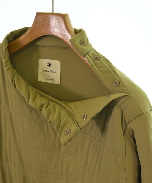 snow peak（スノーピーク）ダウンジャケット/ダウンベスト カーキ サイズ:L メンズ/2200663015061