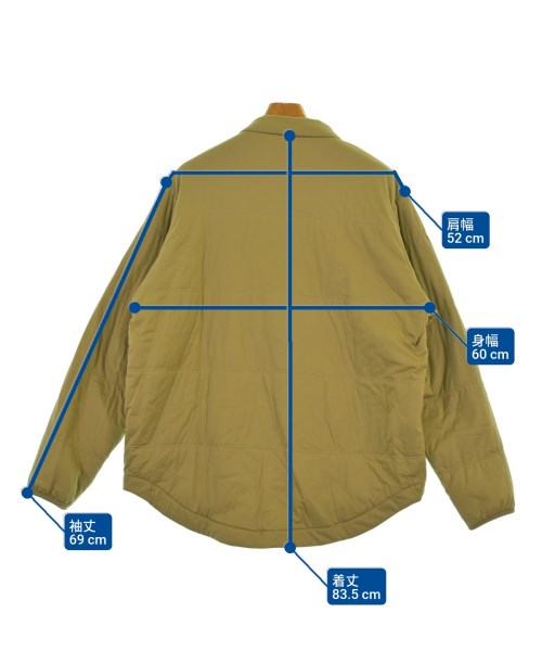 snow peak（スノーピーク）ダウンジャケット/ダウンベスト カーキ サイズ:L メンズ/2200663015061