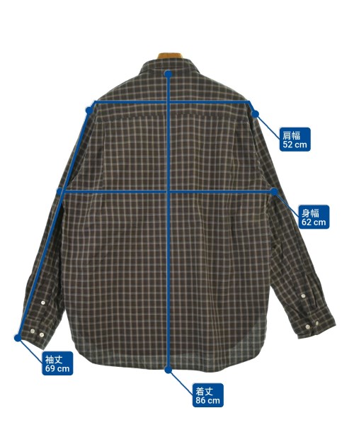 snow peak（スノーピーク）カジュアルシャツ 茶 サイズ:L メンズ/2200663015115