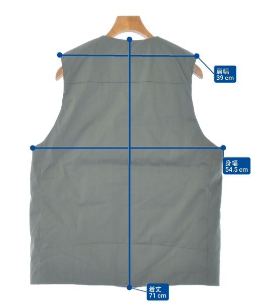 snow peak（スノーピーク）ダウンジャケット/ダウンベスト カーキ サイズ:M メンズ/2200663015122