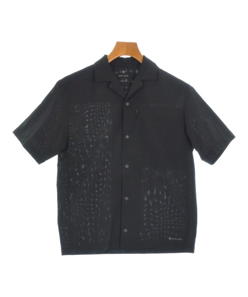 snow peak(スノーピーク)カジュアルシャツ 黒 サイズ:1(S位)/2200668685047