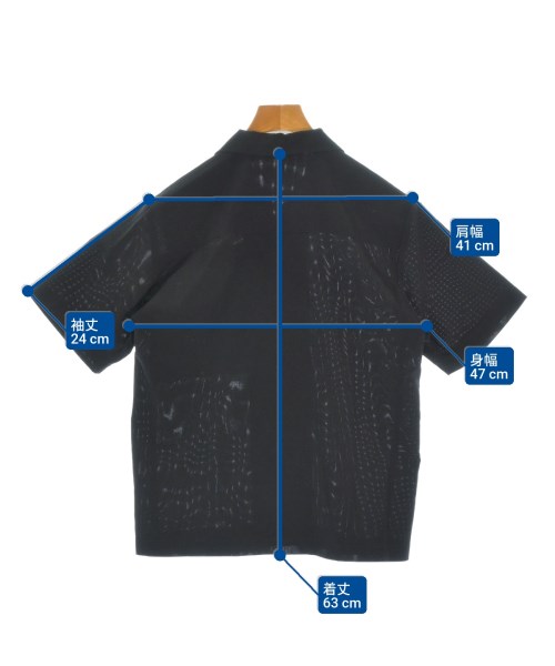 snow peak（スノーピーク）カジュアルシャツ 黒 サイズ:1(S位) メンズ/2200668685047