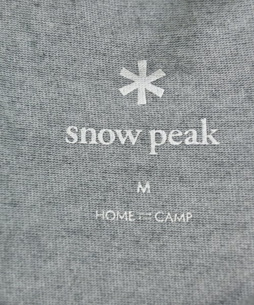 snow peak（スノーピーク）Tシャツ・カットソー グレー サイズ:M メンズ/2200668685085