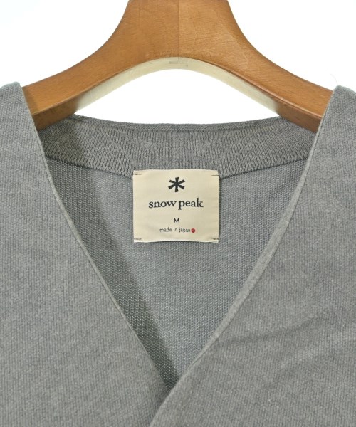 snow peak（スノーピーク）カーディガン グレー サイズ:M メンズ/2200668685108