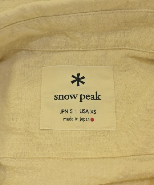 snow peak（スノーピーク）カジュアルシャツ ベージュ サイズ:S レディース/2200730119036