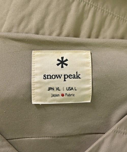 snow peak（スノーピーク）ダウンジャケット/ダウンベスト ベージュ サイズ:XL メンズ/2200730434030