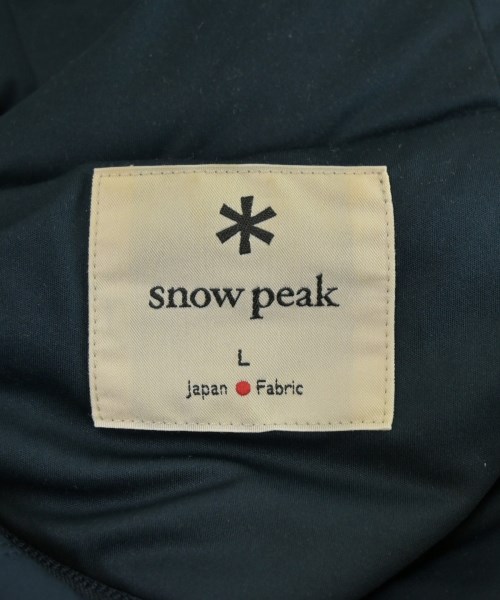 snow peak（スノーピーク）ダウンジャケット/ダウンベスト 紺 サイズ:L メンズ/2200717359097