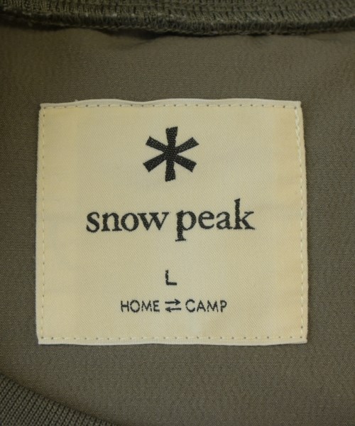 snow peak（スノーピーク）Tシャツ・カットソー ベージュ サイズ:L メンズ/2200717359127