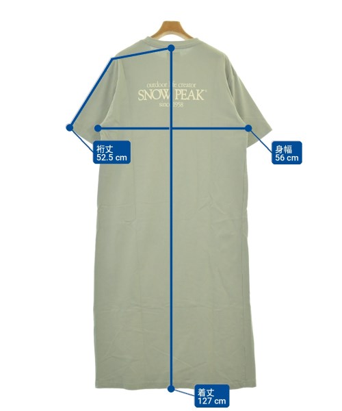 snow peak（スノーピーク）ワンピース カーキ サイズ:-(M位) レディース/2200731586042