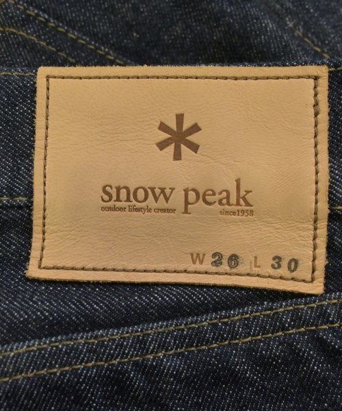 snow peak（スノーピーク）デニムパンツ 紺 サイズ:1(S位) レディース/2200733446146