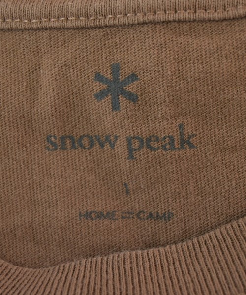 snow peak（スノーピーク）Tシャツ・カットソー 茶 サイズ:1(S位) レディース/2200715636039