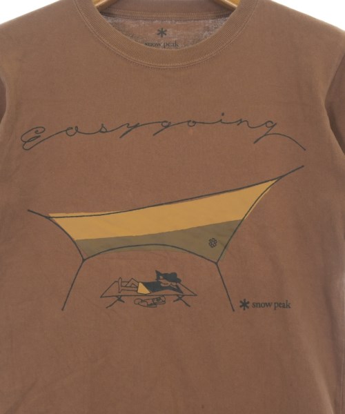 snow peak（スノーピーク）Tシャツ・カットソー 茶 サイズ:1(S位) レディース/2200715636039