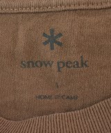snow peak（スノーピーク）Tシャツ・カットソー 茶 サイズ:1(S位) レディース/2200715636039