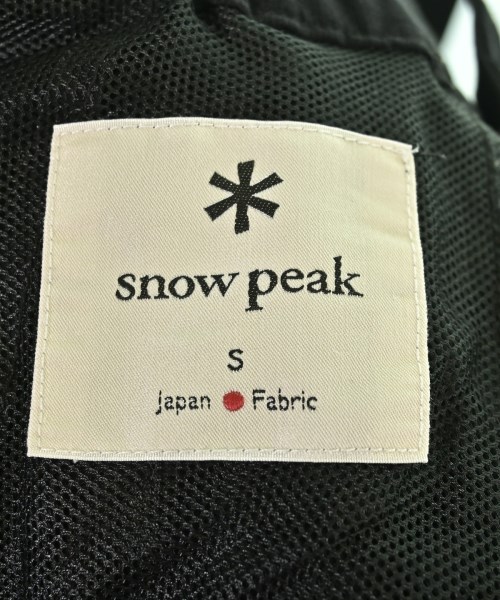 snow peak（スノーピーク）ショートパンツ 黒 サイズ:S メンズ/2200723204114