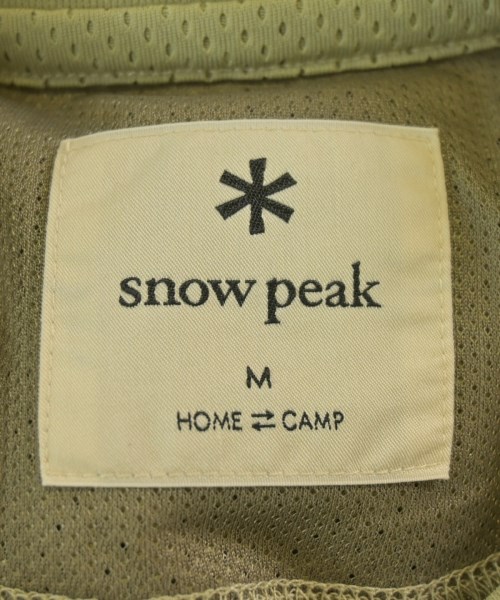 snow peak（スノーピーク）Tシャツ・カットソー ベージュ サイズ:M メンズ/2200721949055