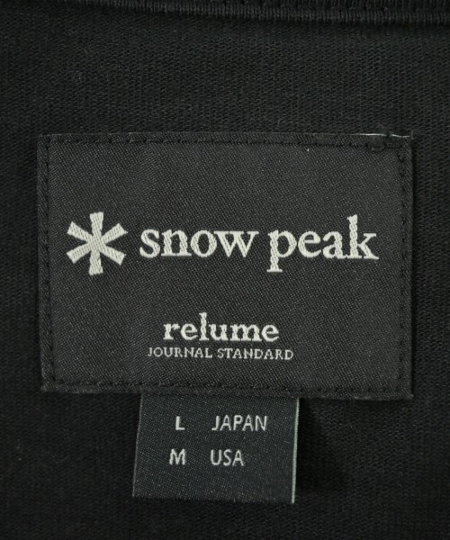 snow peak（スノーピーク）Tシャツ・カットソー 黒 サイズ:L メンズ/2200725431020
