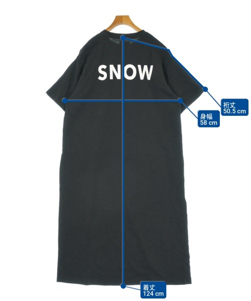 snow peak（スノーピーク）ワンピース 黒 サイズ:-(M位) レディース/2200720980110