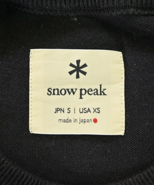 snow peak（スノーピーク）ニット・セーター 黒 サイズ:S メンズ/2200728980235