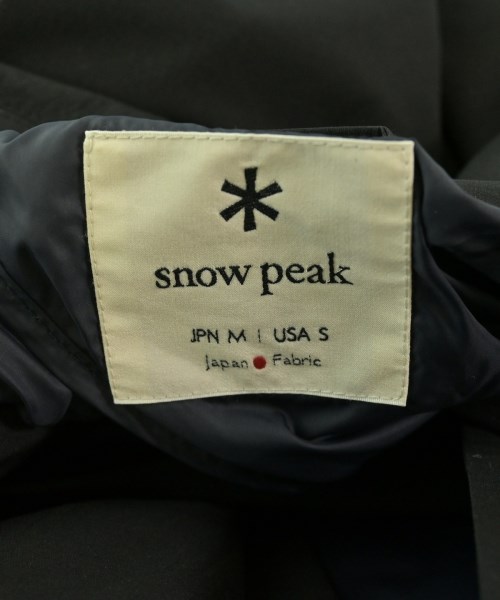 snow peak（スノーピーク）トレンチコート 黒 サイズ:M メンズ/2200682440035