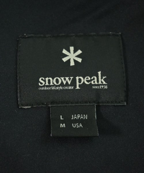 snow peak（スノーピーク）スウェット 黒 サイズ:L メンズ/2200685498019