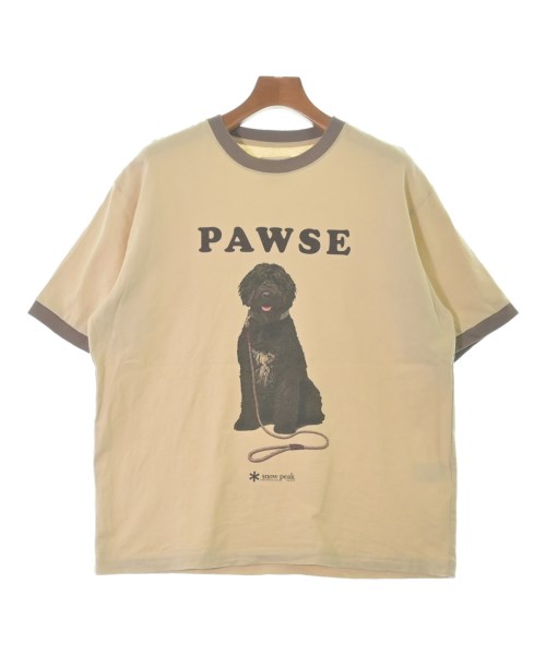 snow peak(スノーピーク)Tシャツ・カットソー ベージュ サイズ:M/2200685656143