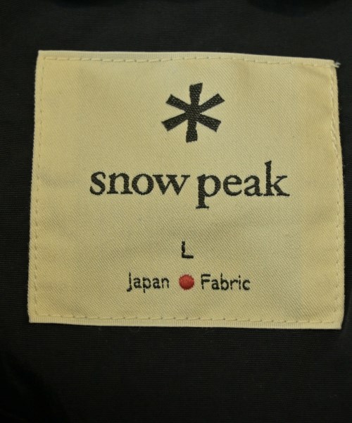snow peak（スノーピーク）ダウンジャケット/ダウンベスト 紺 サイズ:L メンズ/2200687055012