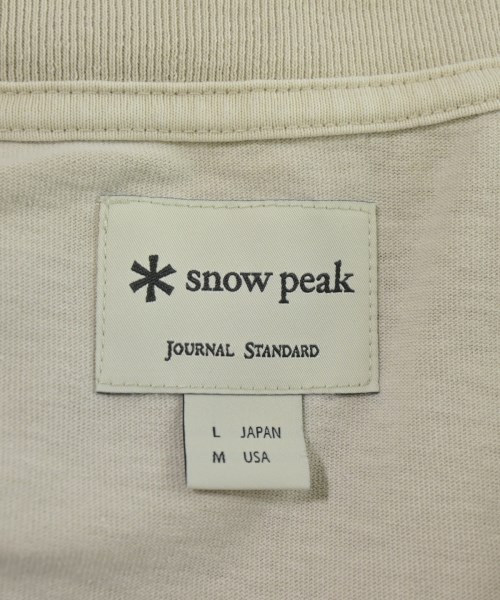 snow peak（スノーピーク）Tシャツ・カットソー ベージュ サイズ:L メンズ/2200688559038