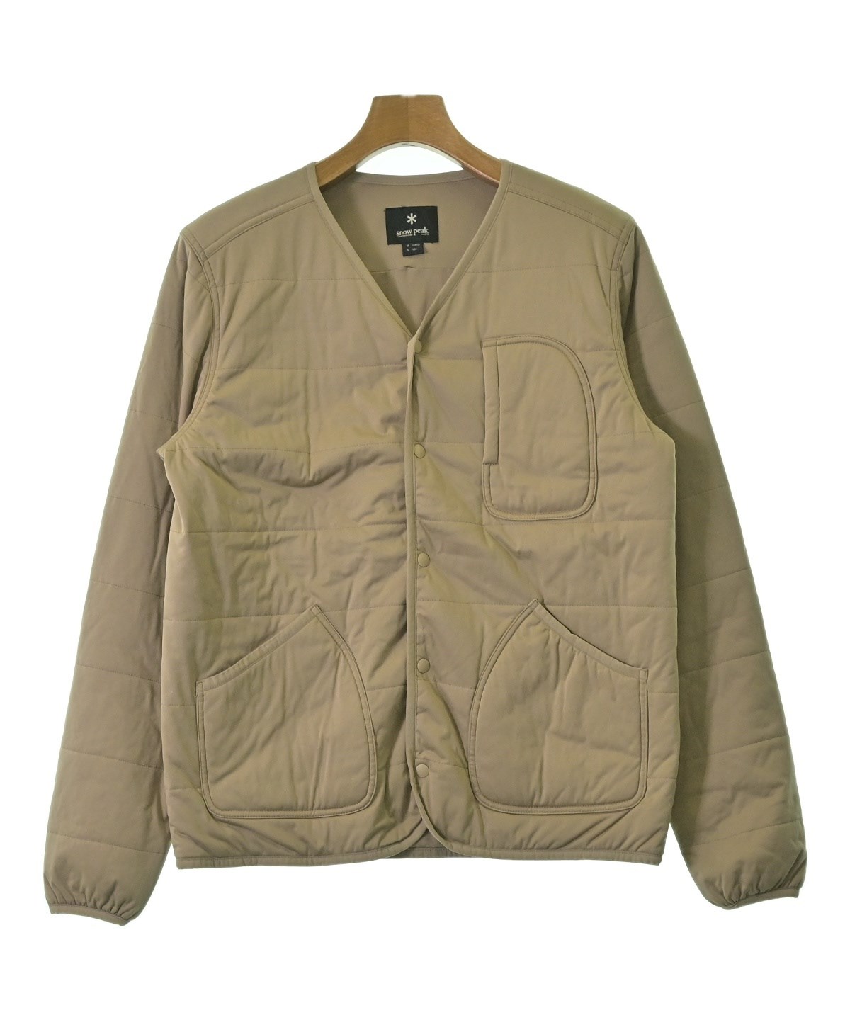  peak スノーピーク ブルゾン（その他） S 茶系 【古着】【中古】 snow peak（スノーピーク）その他 ベージュ サイズ:M メンズ