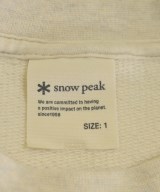 snow peak（スノーピーク）スウェット 白 サイズ:1(S位) メンズ/2200690108040