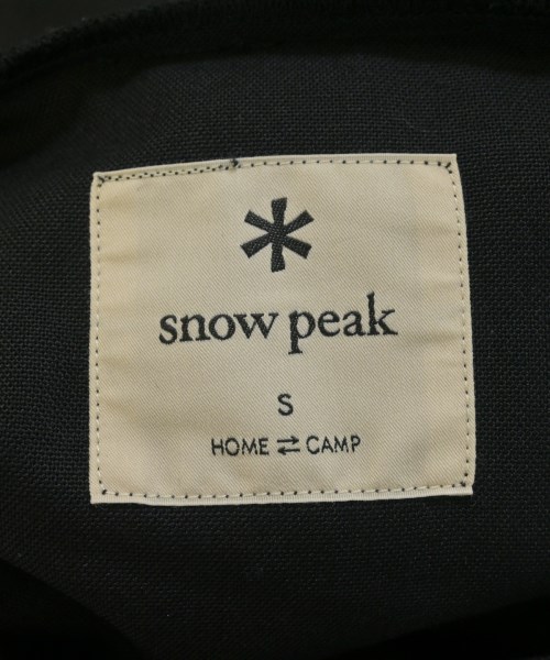 snow peak（スノーピーク）カジュアルシャツ 黒 サイズ:S メンズ/2200691660028