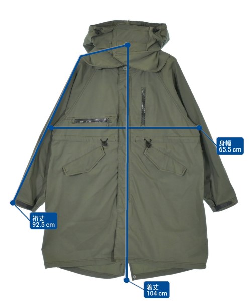 F/CE.（エフシーイー）モッズコート カーキ サイズ:M メンズ/2200642053060