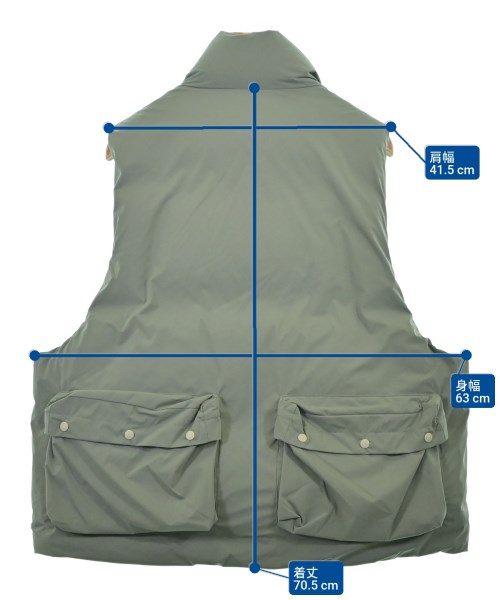 F/CE.（エフシーイー）ダウンジャケット/ダウンベスト 青 サイズ:L メンズ/2200674299221