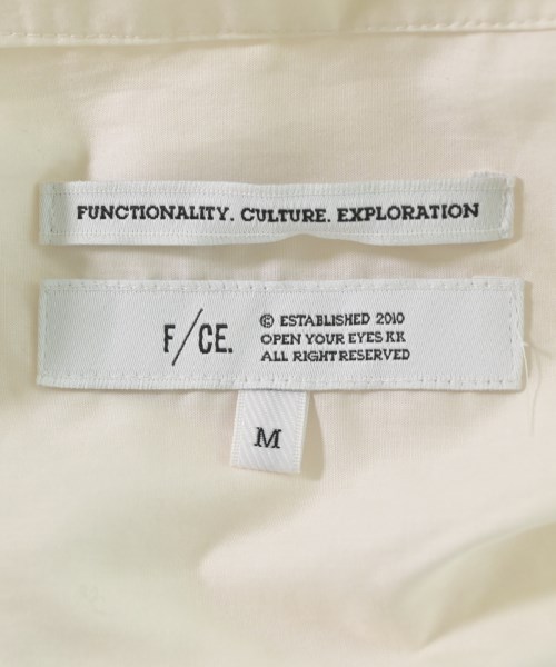 F/CE.（エフシーイー）カジュアルシャツ 白 サイズ:M メンズ/2200650478022