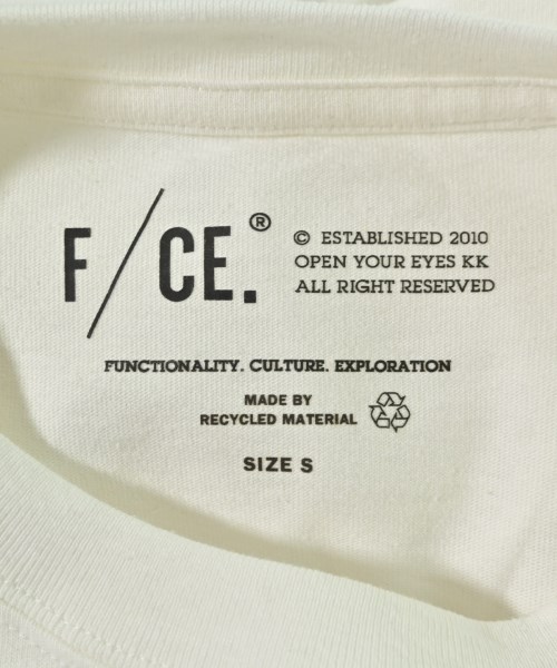 F/CE.（エフシーイー）Tシャツ・カットソー 白 サイズ:S メンズ/2200704684010