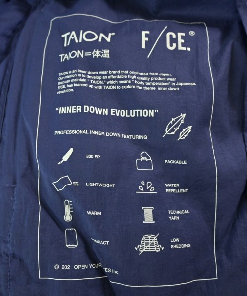 F/CE.（エフシーイー）ダウンジャケット/ダウンベスト 青 サイズ:-(M位) メンズ/2200665078132