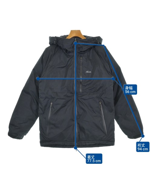 NANGA（ナンガ）ダウンジャケット/ダウンベスト 黒 サイズ:L メンズ/2200635255013