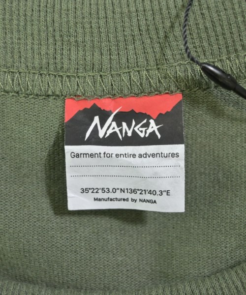 NANGA（ナンガ）Tシャツ・カットソー カーキ サイズ:L メンズ/2200635874061